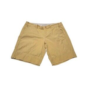 G1 Paper Twill Basic Goods Shorts Cutoff Raw Edge Women's 12 Yellow F17.1